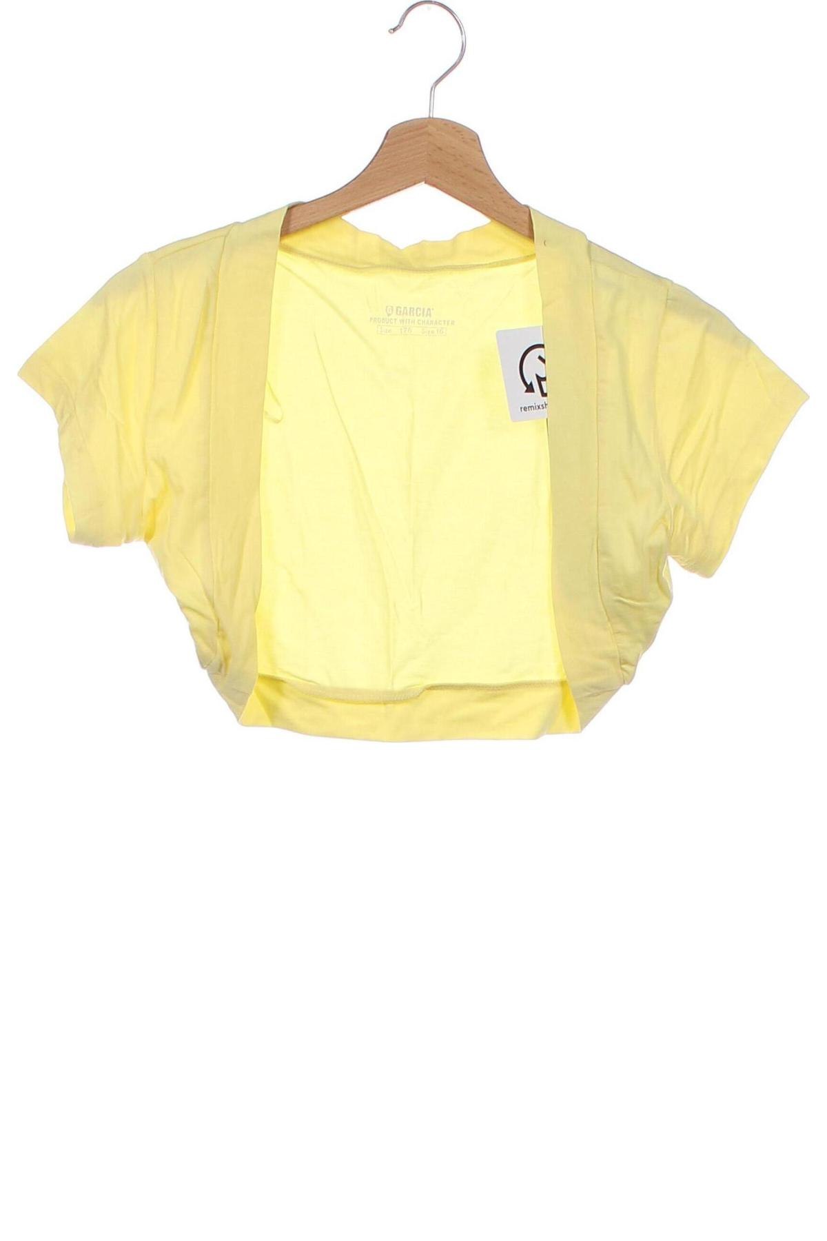 Детско болеро Garcia, Размер 15-18y/ 170-176 см, Цвят Жълт, Цена 28,00 лв.