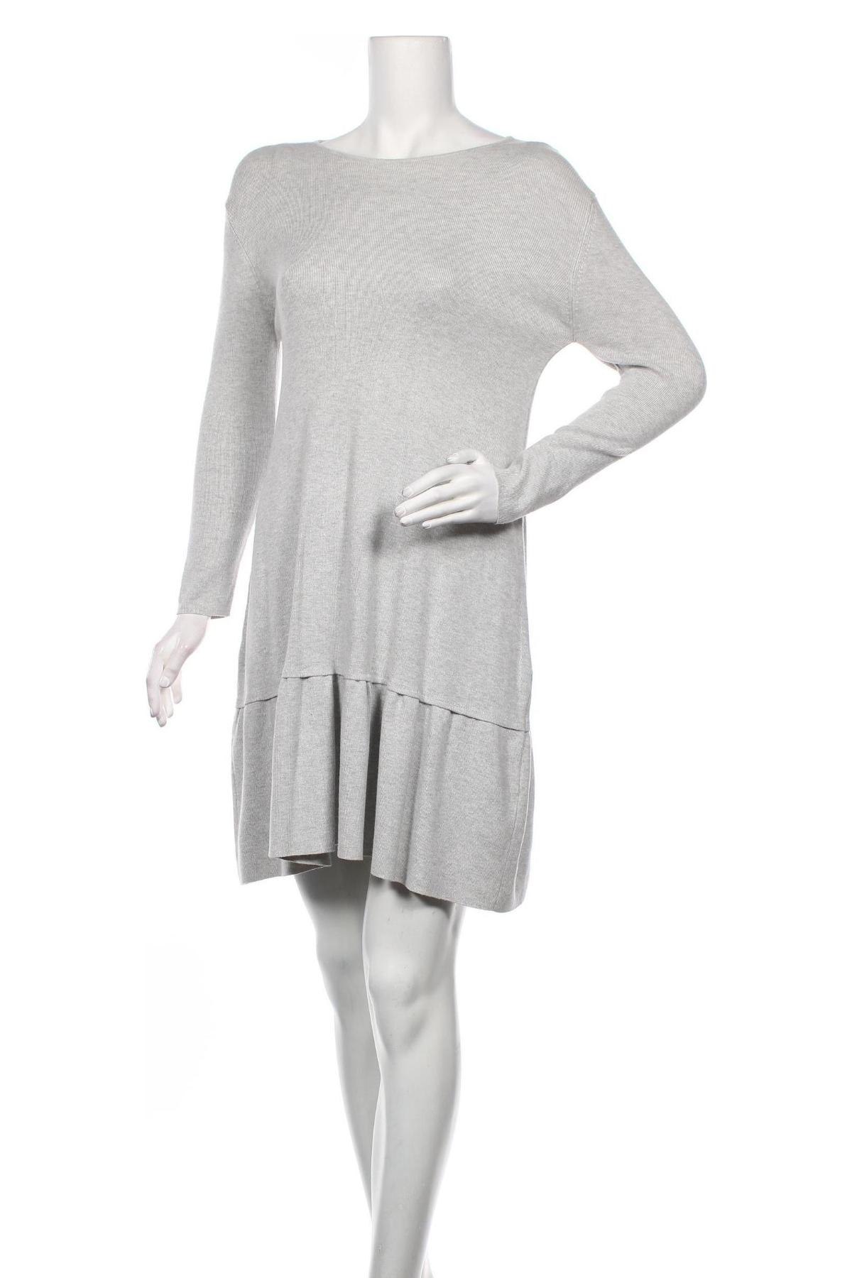 Рокля Zara Knitwear, Размер S, Цвят Сив, Цена 41,00 лв.