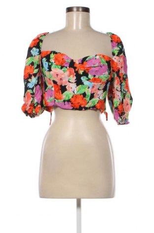Дамска блуза Bershka, Размер M, Цвят Многоцветен, Цена 7,75 лв.
