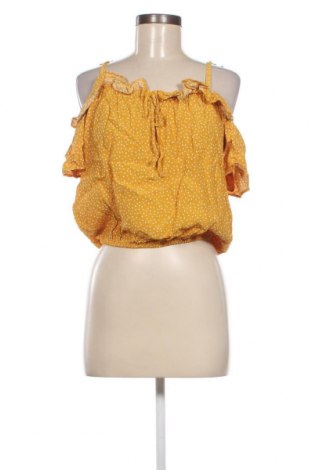 Γυναικεία μπλούζα Bershka, Μέγεθος L, Χρώμα Κίτρινο, Τιμή 3,68 €