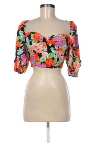 Дамска блуза Bershka, Размер L, Цвят Многоцветен, Цена 7,75 лв.