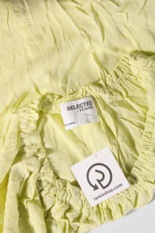 Дамска блуза Selected Femme, Размер XS, Цвят Жълт, Цена 9,84 лв.
