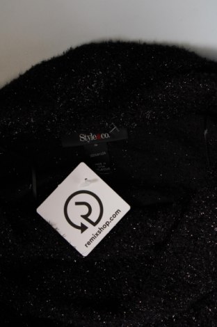 Γυναικεία μπλούζα Style & Co, Μέγεθος S, Χρώμα Μαύρο, Τιμή 2,23 €