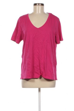 Γυναικείο t-shirt Cortefiel, Μέγεθος L, Χρώμα Ρόζ , Τιμή 10,21 €