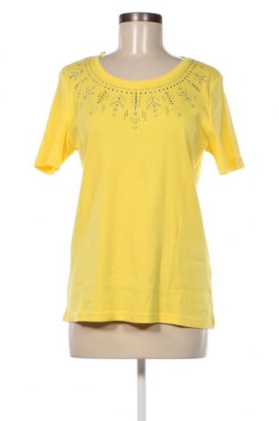 Дамска тениска Damart, Размер L, Цвят Жълт, Цена 13,65 лв.