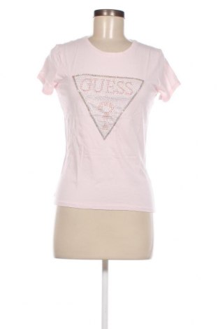 Γυναικείο t-shirt Guess, Μέγεθος L, Χρώμα Ρόζ , Τιμή 22,73 €