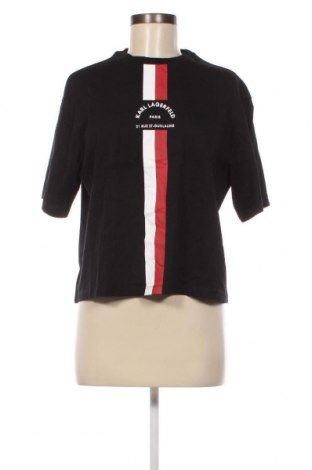 Дамска тениска Karl Lagerfeld, Размер M, Цвят Черен, Цена 117,00 лв.