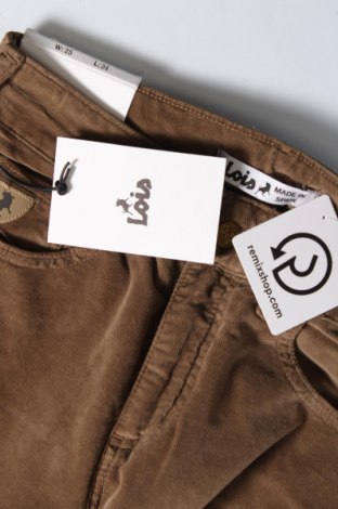 Pantaloni de velvet de femei Lois, Mărime XS, Culoare Maro, Preț 28,82 Lei