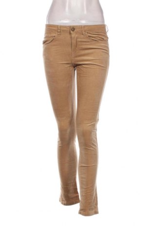 Pantaloni de velvet de femei Unit, Mărime M, Culoare Bej, Preț 66,77 Lei