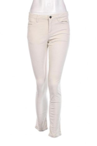Pantaloni de velvet de femei Unit, Mărime M, Culoare Ecru, Preț 66,77 Lei