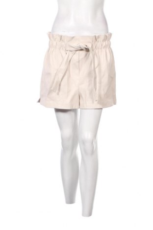 Γυναικείο κοντό δερμάτινο παντελόνι Tally Weijl, Μέγεθος L, Χρώμα  Μπέζ, Τιμή 4,31 €