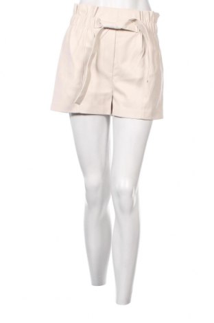 Γυναικείο κοντό δερμάτινο παντελόνι Tally Weijl, Μέγεθος M, Χρώμα  Μπέζ, Τιμή 3,52 €