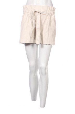 Γυναικείο κοντό δερμάτινο παντελόνι Tally Weijl, Μέγεθος M, Χρώμα  Μπέζ, Τιμή 5,75 €