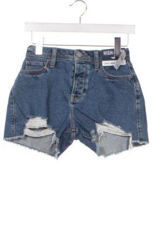 Pantaloni scurți de femei Hollister, Mărime XS, Culoare Albastru, Preț 23,68 Lei