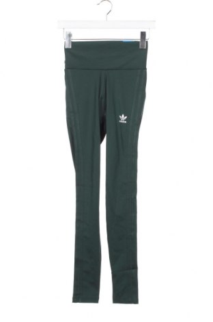 Γυναικείο κολάν Adidas Originals, Μέγεθος XXS, Χρώμα Πράσινο, Τιμή 37,11 €