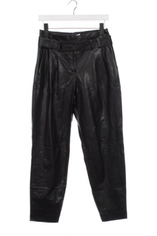 Дамски кожен панталон Raffaello Rossi, Размер XS, Цвят Черен, Цена 36,75 лв.
