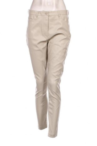 Γυναικείο παντελόνι δερμάτινο Tally Weijl, Μέγεθος L, Χρώμα Εκρού, Τιμή 23,71 €