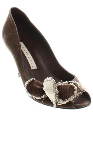 Дамски обувки Pura Lopez, Размер 36, Цвят Кафяв, Цена 26,52 лв.