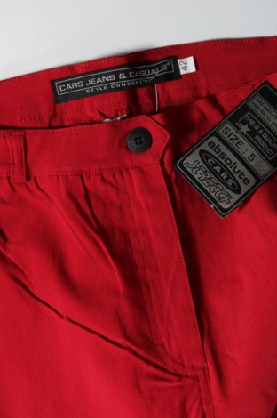 Damskie spodnie Cars Jeans, Rozmiar L, Kolor Czerwony, Cena 122,61 zł