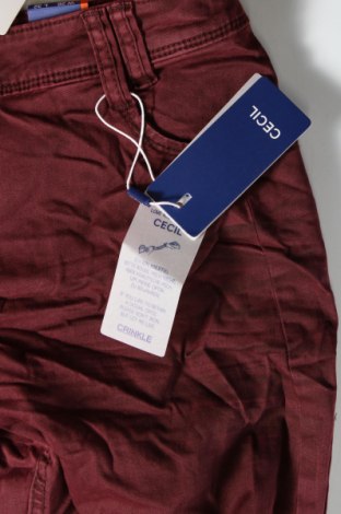 Dámske nohavice Cecil, Veľkosť S, Farba Červená, Cena  4,93 €