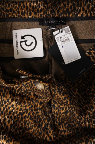 Γυναικείο παντελόνι Cortefiel, Μέγεθος XL, Χρώμα Καφέ, Τιμή 44,85 €