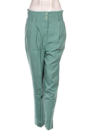 Дамски панталон Mango, Размер L, Цвят Зелен, Цена 68,00 лв.