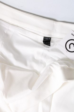 Дамски панталон SHEIN, Размер M, Цвят Бял, Цена 10,12 лв.
