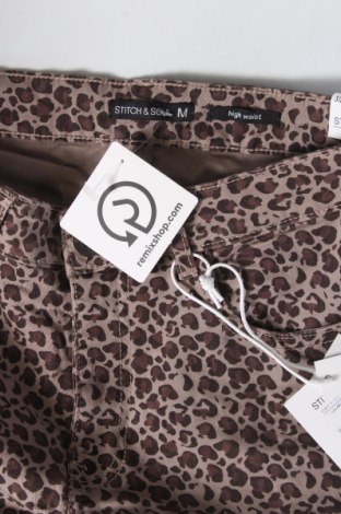 Γυναικείο παντελόνι Stitch & Soul, Μέγεθος M, Χρώμα Πολύχρωμο, Τιμή 4,50 €