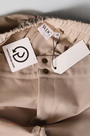 Pantaloni de femei WDC, Mărime M, Culoare Bej, Preț 25,76 Lei