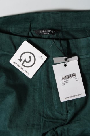 Γυναικείο παντελόνι Zabaione, Μέγεθος M, Χρώμα Πράσινο, Τιμή 44,85 €
