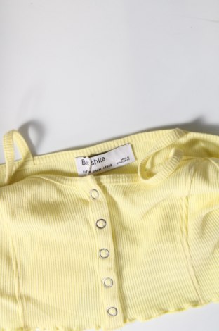 Tricou de damă Bershka, Mărime M, Culoare Galben, Preț 69,08 Lei