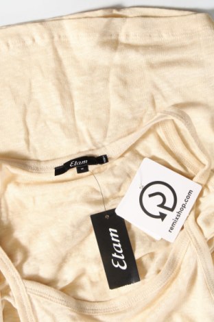 Γυναικείο αμάνικο μπλουζάκι Etam, Μέγεθος M, Χρώμα  Μπέζ, Τιμή 14,95 €