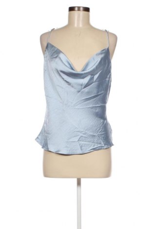 Γυναικείο αμάνικο μπλουζάκι Gina Tricot, Μέγεθος L, Χρώμα Μπλέ, Τιμή 4,59 €