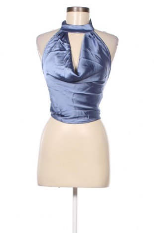 Γυναικείο αμάνικο μπλουζάκι Gina Tricot, Μέγεθος L, Χρώμα Μπλέ, Τιμή 5,01 €