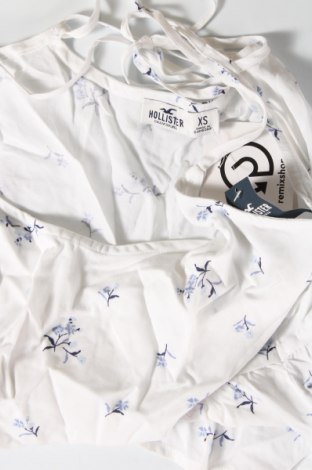 Γυναικείο αμάνικο μπλουζάκι Hollister, Μέγεθος XS, Χρώμα Λευκό, Τιμή 3,59 €
