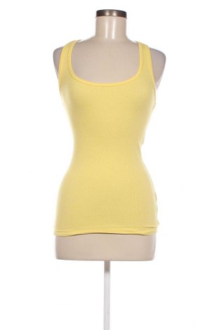 Γυναικείο αμάνικο μπλουζάκι Moodo, Μέγεθος XS, Χρώμα Κίτρινο, Τιμή 3,89 €
