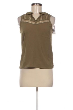 Γυναικείο αμάνικο μπλουζάκι Naf Naf, Μέγεθος S, Χρώμα Πράσινο, Τιμή 3,14 €
