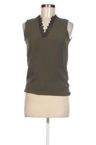Γυναικείο αμάνικο μπλουζάκι Naf Naf, Μέγεθος XS, Χρώμα Πράσινο, Τιμή 3,89 €