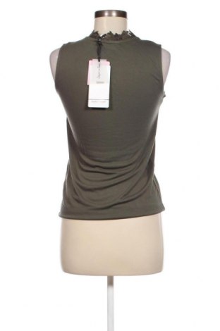 Γυναικείο αμάνικο μπλουζάκι Naf Naf, Μέγεθος XS, Χρώμα Πράσινο, Τιμή 3,89 €
