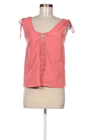 Γυναικείο αμάνικο μπλουζάκι Naf Naf, Μέγεθος XS, Χρώμα Ρόζ , Τιμή 4,34 €