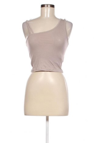 Γυναικείο αμάνικο μπλουζάκι Trendyol, Μέγεθος M, Χρώμα  Μπέζ, Τιμή 3,89 €
