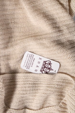 Дамски пуловер, Размер M, Цвят Екрю, Цена 9,66 лв.