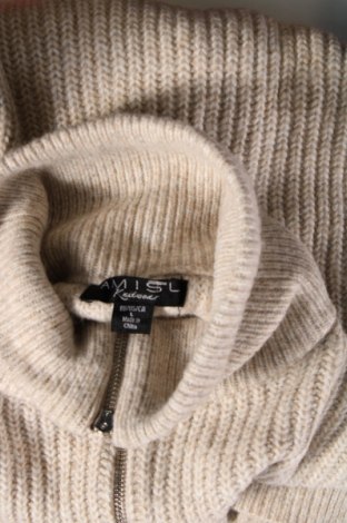 Дамски пуловер Amisu, Размер L, Цвят Бежов, Цена 5,51 лв.