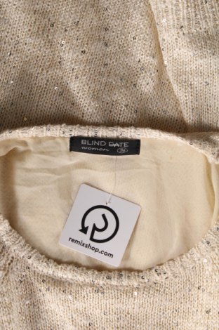 Γυναικείο πουλόβερ Blind Date, Μέγεθος S, Χρώμα  Μπέζ, Τιμή 3,05 €