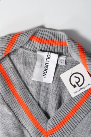 Дамски пуловер Collusion, Размер XS, Цвят Сив, Цена 10,20 лв.