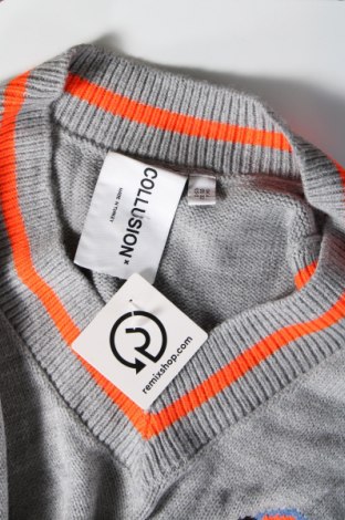 Дамски пуловер Collusion, Размер XXS, Цвят Сив, Цена 11,56 лв.