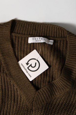Γυναικείο πουλόβερ Costes, Μέγεθος XS, Χρώμα Πράσινο, Τιμή 2,33 €