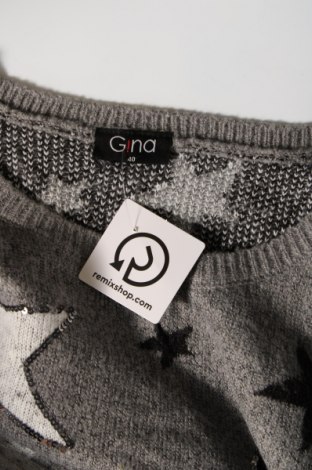 Дамски пуловер Gina, Размер M, Цвят Сив, Цена 29,00 лв.