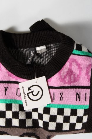 Дамски пуловер H&M Divided, Размер XXS, Цвят Многоцветен, Цена 4,35 лв.