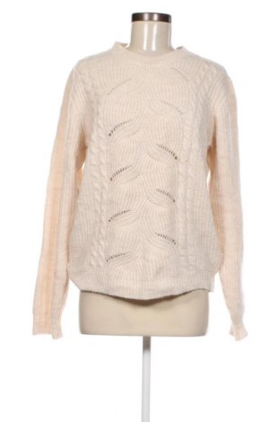 Дамски пуловер More & More, Размер M, Цвят Екрю, Цена 33,00 лв.